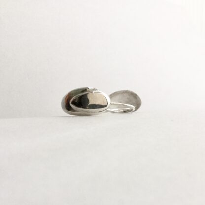 Sterling silver shell drop earrings