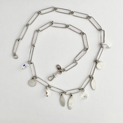 Sterling silver charm necklace