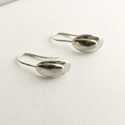 Sterling silver shell drop earrings
